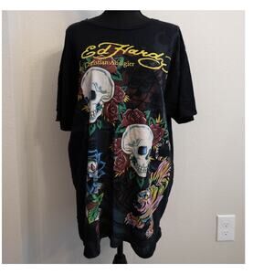 VTG Ed Hardy by Christian Audigier Short Sleeve XL Shirt